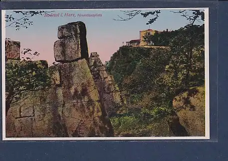 AK Bodetal i. Harz Hexentanzplatz 1920