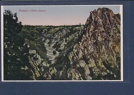 AK Bodetal i. Harz  Schurre 1920