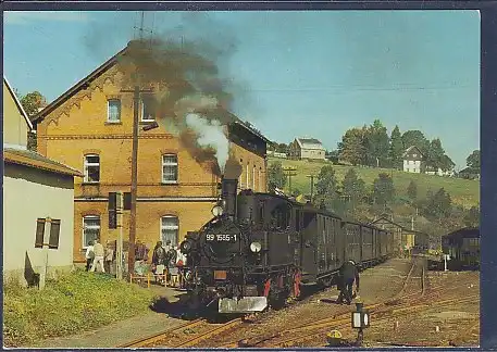 AK Schmalspurbahn Wolkenstein - Jöhstadt Jöhstadt Oktober 1983