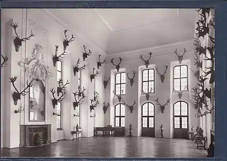 AK Museum Schloß Moritzburg Speisesaal 1976