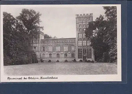 AK Pfaueninsel bei Potsdam Kavalierhaus 1950