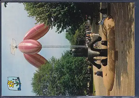 AK Bundesgartenschau Berlin 1985 Balloncluster Signalpunkt Haupteingang