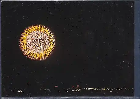 AK Edition Elcontact Japanisches Feuerwerk über Berlin 1987