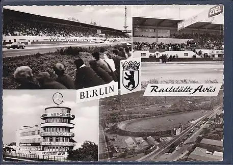 AK Berlin Raststätte Avus 4.Ansichten 1960