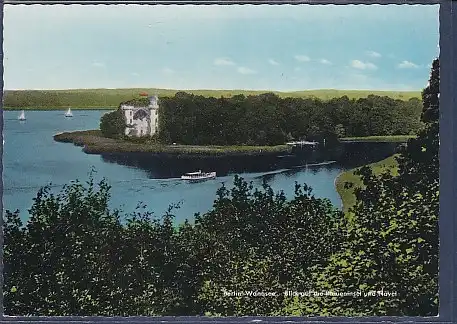 AK Berlin Wannsee Blick auf die Pfaueninsel und Havel 1960