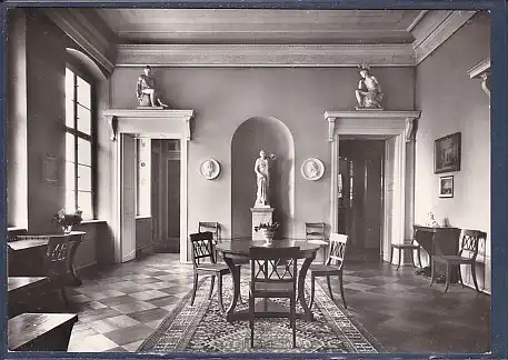 AK Berlin Schloss Tegel Blauer Salon 1960