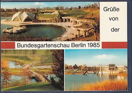 AK Grüße von der Bundesgartenschau Berlin 1985 3.Ansichten