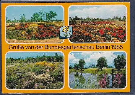 AK Grüße von der Bundesgartenschau Berlin 1985 4. Ansichten
