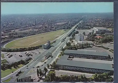 AK Berlin Avus mit Deutschlandhalle 1970