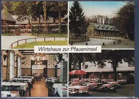 AK Wirtshaus zur Pfaueninsel 4.Ansichten 1970