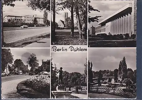 AK Berlin Dahlem 6.Ansichten Königin Luise Straße 1970