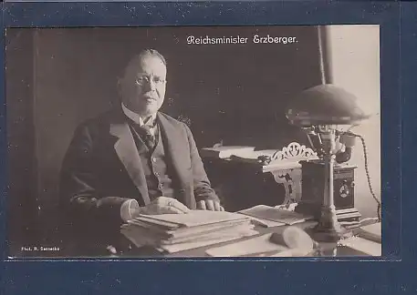 AK Reichsminister Erzberger 1920
