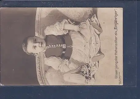 AK Unser jüngster Hohenzoller als Einjähriger 1907