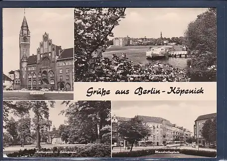 AK Grüße aus Berlin Köpenick 4.Ansichten Mandrellaplatz 1979