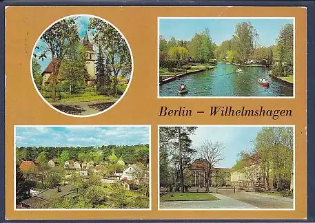 AK Berlin Wilhelmshagen 4.Ansichten 1984