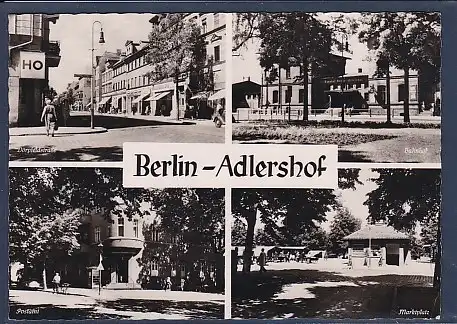 AK Berlin Adlershof 4.Ansichten Bahnhof 1962
