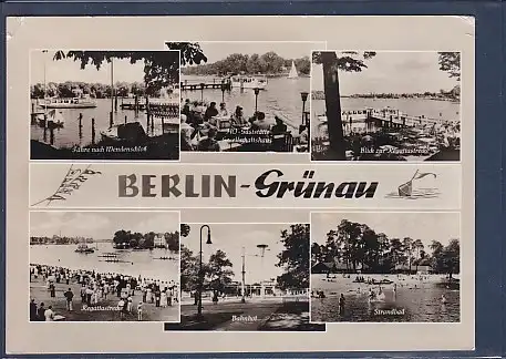 AK Berlin Grünau 6.Ansichten HO Gaststätte Gesellschaftshaus 1964