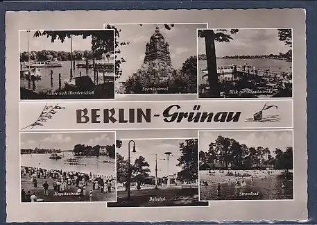 AK Berlin Grünau 6.Ansichten Bahnhof 1961