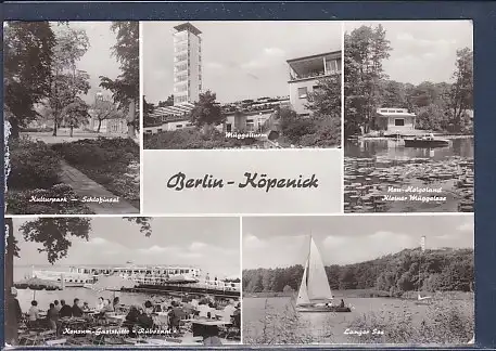 AK Berlin Köpenick 5.Ansichten Neu Helgoland-Konsum Gaststätte Rübezahl 1982