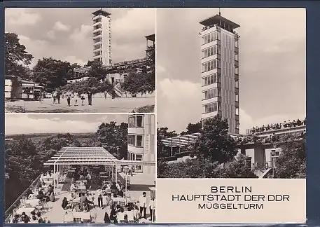 AK Berlin Hauptstadt der DDR Müggelturm 3.Ansichten 1979