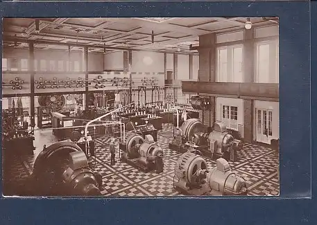 AK Maschinensaal der Grossfunkstelle Nauen im Betriebe der Transradio A.G. Berlin 1930