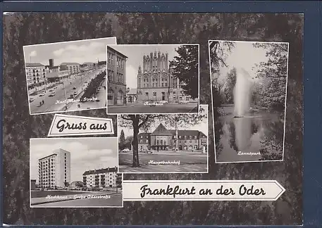 AK Gruss aus Frankfurt an der Oder 5.Ansichten 1967