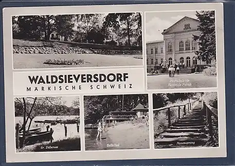 AK Waldsieversdorf Märkische Schweiz 5.Ansichten 1964
