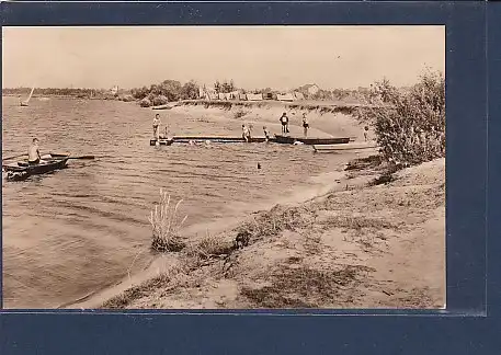 AK Knappensee - Badestrand Groß Särchen 1963