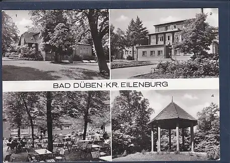 AK Bad Düben Kr. Eilenburg 4.Ansichten 1984