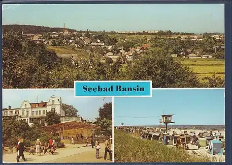 AK Seebad Bansin 3.Ansichten FDGB Erholungsheim 1988