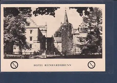 AK Friedrichroda Hotel Reinhardsbrunn 1965
