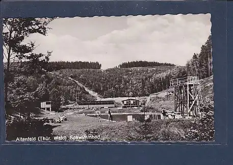 AK Altenfeld ( Thür. Wald) Schwimmbad 1964