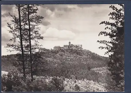 AK Die Wartburg Blick auf die Westseite der Burg 1965