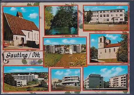 AK Gauting / Obb.  8.Ansichten 1975