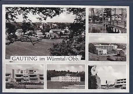 AK Gauting im Würmtal / Obb. 6.Ansichten 1977
