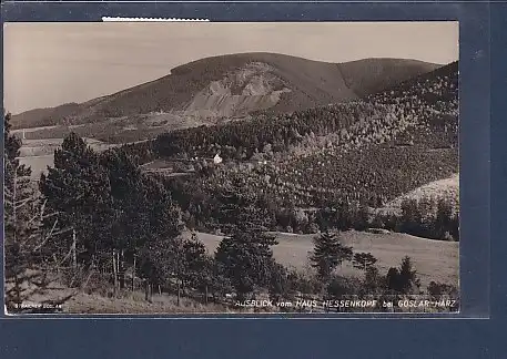 Photo AK Ausblick vom Haus Hessenkopf bei Goslar - Harz 1958