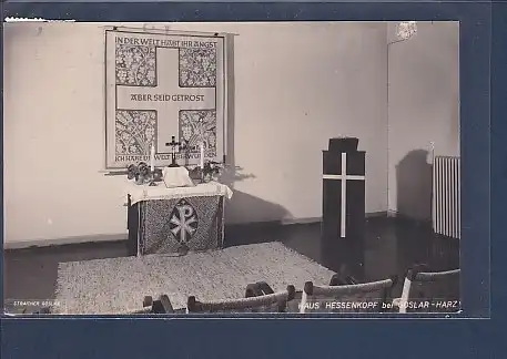 Photo AK Haus Hessenkopf bei Goslar - Harz 1963