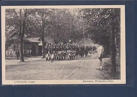 AK Lockstedter Lager Baracken Podbielski Allee 1916