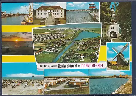 AK Grüße aus dem Nordseeküstenbad Dornumersiel 10.Ansichten 1978