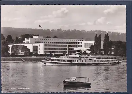 AK Bonn Bundeshaus ( Schiff Rheinland) 1965