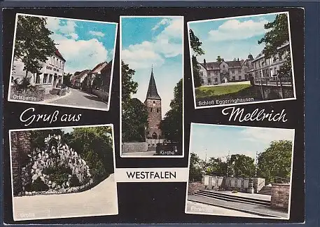 AK Gruß aus Mellrich Westfalen 5.Ansichten Grotte 1975