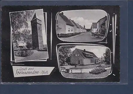 AK Gruß aus Steinwenden / Pfalz 3.Ansichten 1968