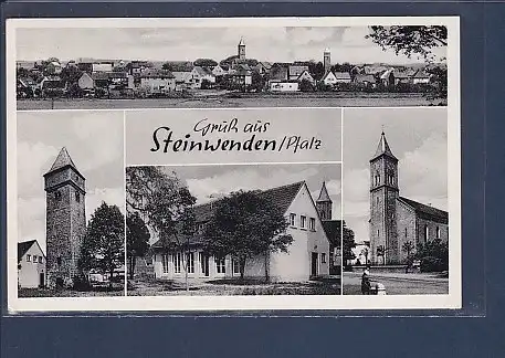 AK Gruß aus Steinwenden / Pfalz 4.Ansichten 1968
