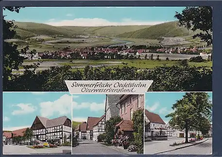 AK Sommerfrische Oedelsheim Oberweserbergland 4.Ansichten 1968