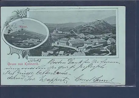 AK Gruss aus Kalinovik 2.Ansichten Wesae 1903