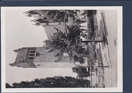 Photo AK Berlin Waidmannslust Königin Luise Kirche 1950
