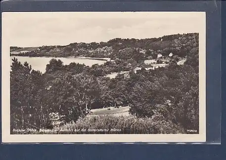 AK Buckow Auffahrt auf die Bollersdorfer Höhen 1956