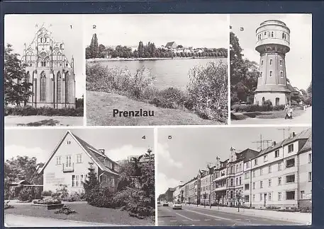 AK Prenzlau 5.Ansichten Puschkinstraße 1985