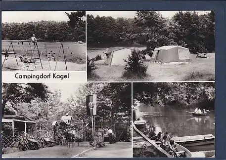 AK Campingdorf Kagel 4.Ansichten 1978