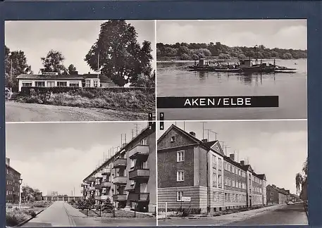 AK Aken / Elbe 4.Ansichten Gaststätte Fährhaus 1973